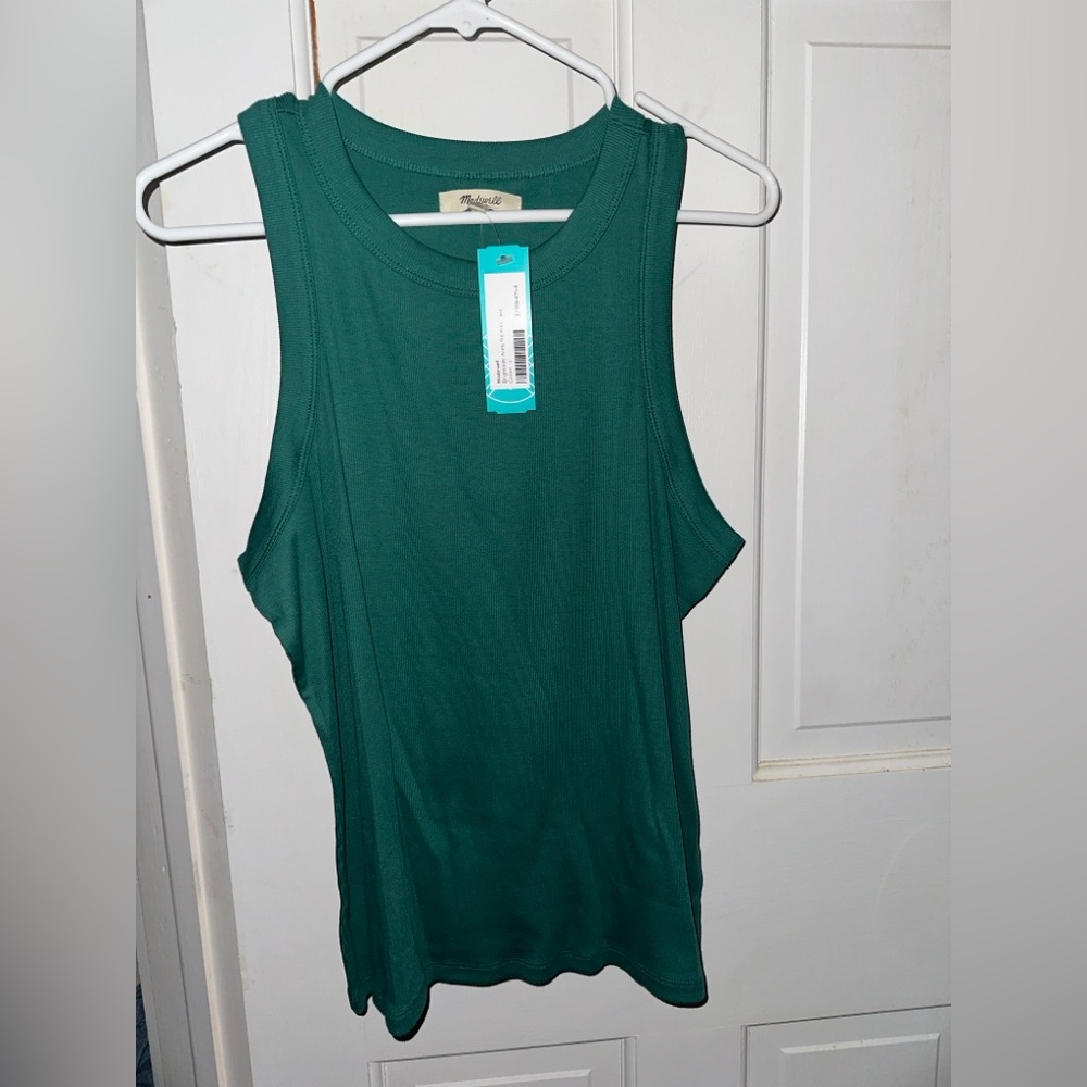 Madewell Deep Green Tank Top